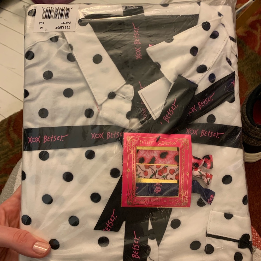 Betsy Johnson Flannel Pj Set